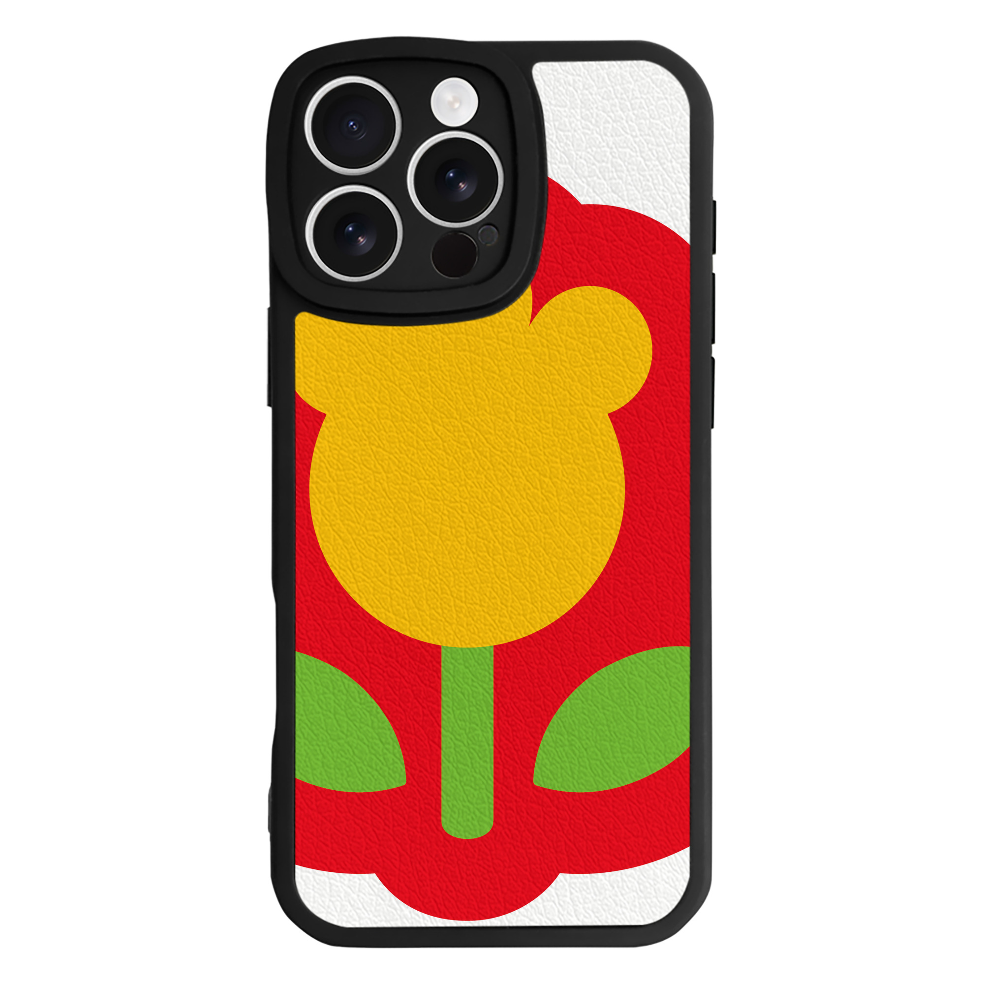 （画像用） Hello Kitty ハローキティ 【iPhone 16シリーズ対応】シリコンスマホケース（レザー調） 材質：シリコン